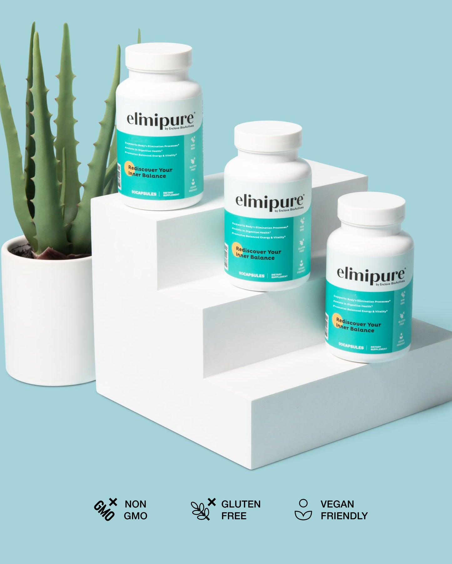 Elimipure Gut Cleanse & Restore Supplement: Natural & Effective Detox Cleanse Capsules | Fortify Your Microbiome | Effortless Morning Stools | Restore Your Gut from the Inside Out