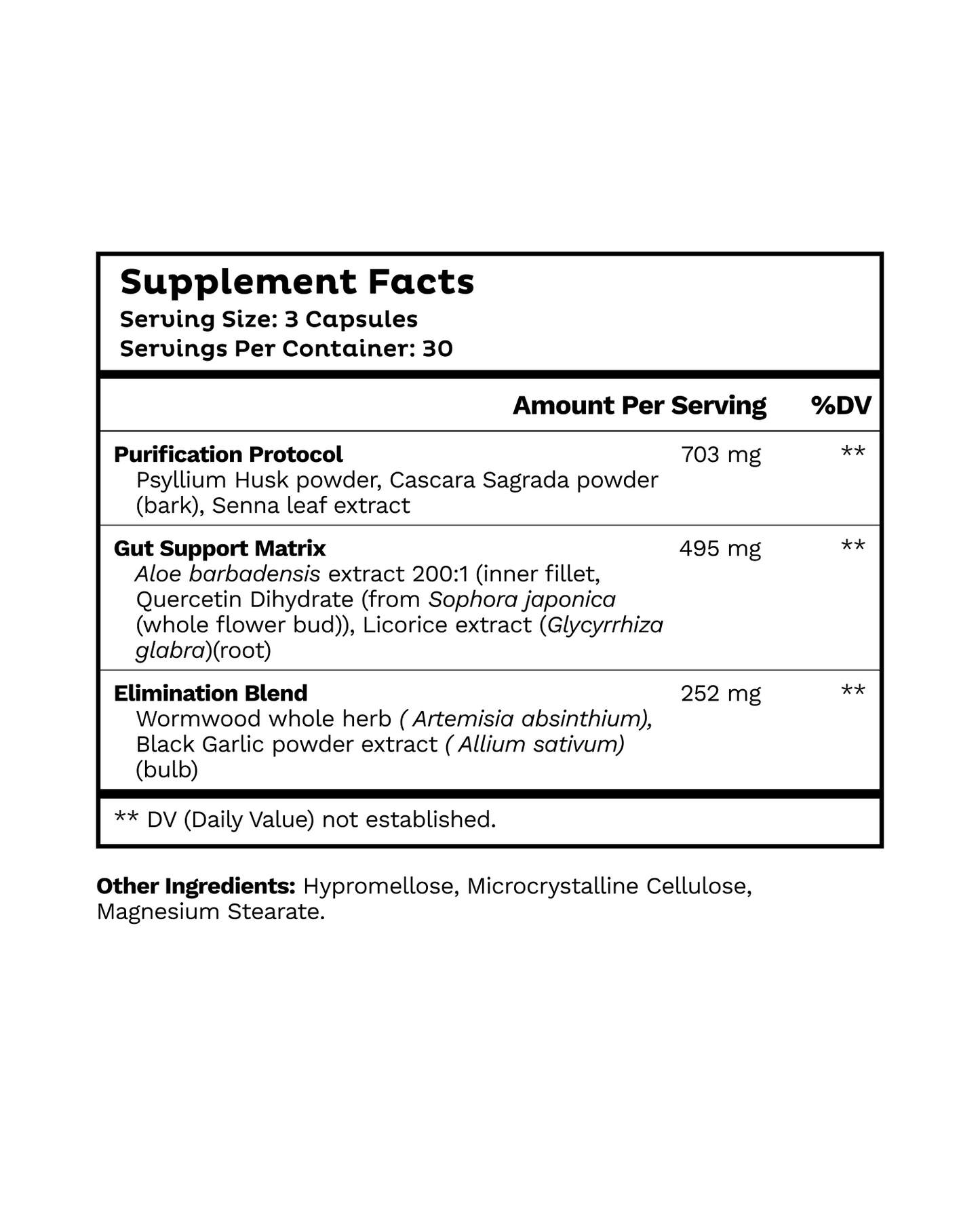 Elimipure Gut Cleanse & Restore Supplement: Natural & Effective Detox Cleanse Capsules | Fortify Your Microbiome | Effortless Morning Stools | Restore Your Gut from the Inside Out