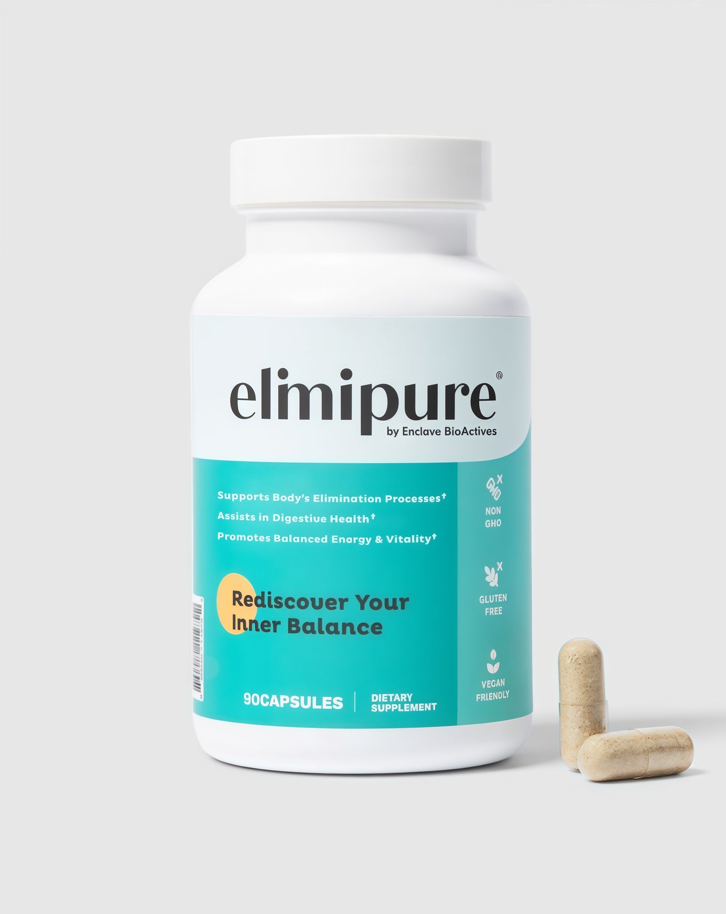 Elimipure Gut Cleanse & Restore Supplement: Natural & Effective Detox Cleanse Capsules | Fortify Your Microbiome | Effortless Morning Stools | Restore Your Gut from the Inside Out
