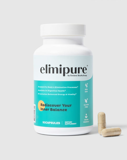 Elimipure Gut Cleanse & Restore Supplement: Natural & Effective Detox Cleanse Capsules | Fortify Your Microbiome | Effortless Morning Stools | Restore Your Gut from the Inside Out
